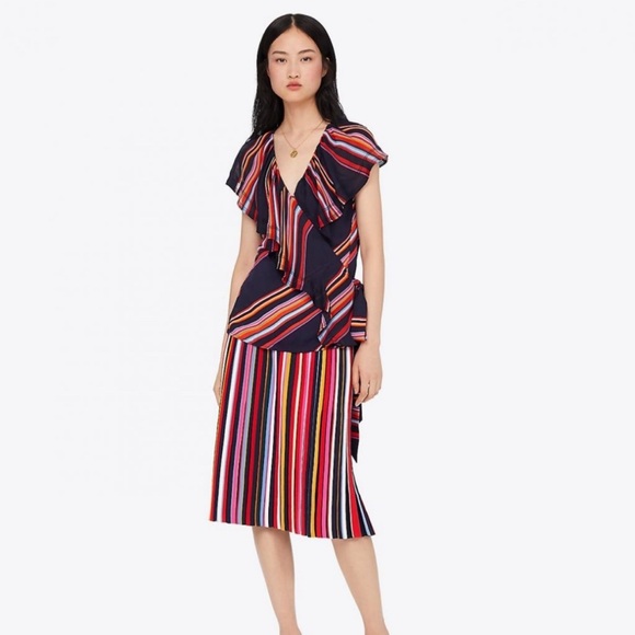 NWT Tory Burch Adelia Wrap Top - Picture 3 of 8